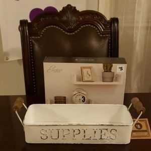 Suply basquet and shelf